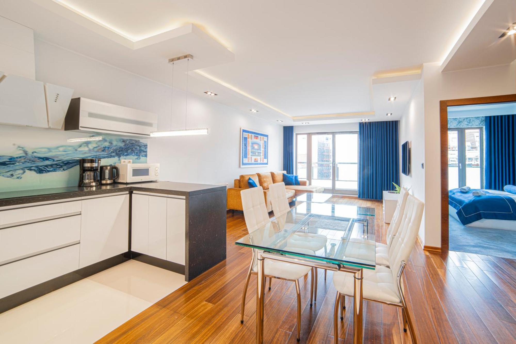 グダニスクApartament Amber Centrum Z Basenemアパートメント エクステリア 写真