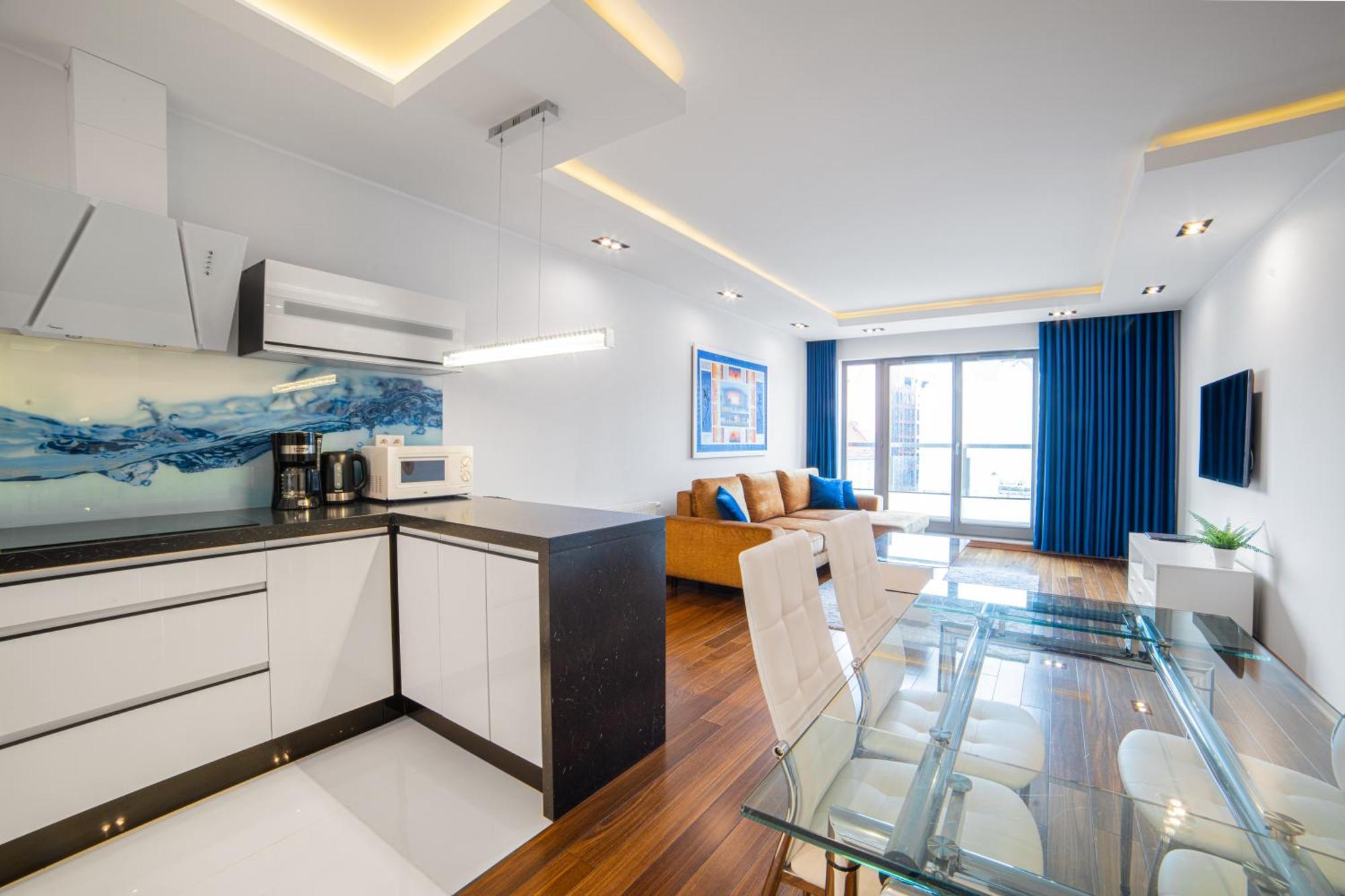 グダニスクApartament Amber Centrum Z Basenemアパートメント エクステリア 写真