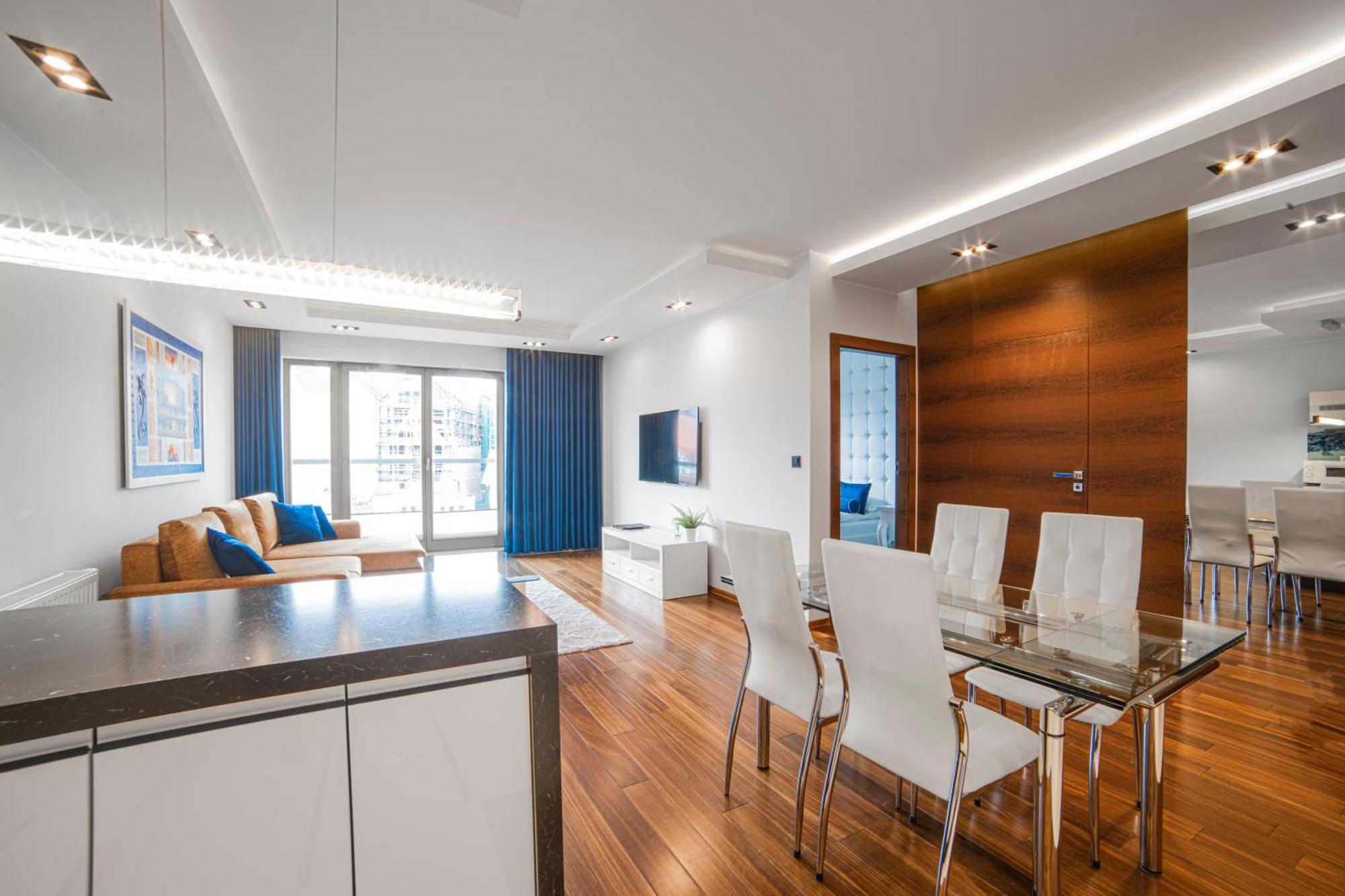 グダニスクApartament Amber Centrum Z Basenemアパートメント エクステリア 写真